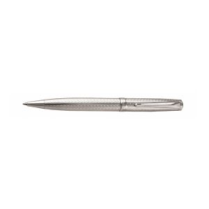 Established in the year 2009, Émonte Pens Pvt. Ltd. is an initiative by Mr. Rajive Jain, Chairman & Managing Director of the company that endeavors to launch unique brands in the Luxury Writing Instruments segment, whilst introducing some of the world’s finest and renowned brands to our Indian patrons. Emonte Impression Ballpoint Pen Colour : Sterling Silver  Trim : Platinum plated trim Material : Sterling Silver Filling System : Ballpoint Refill