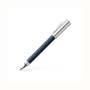 Fountain pen Tamitio Night Blue B Our series „Tamitio“ shows how the culture of writing can be enriched with extraordinary nuances. Each of the slender writing implements is the expression of pure elegance and therefore both, eye-catcher and stylish accessory, together. Matt lacquered metal barrel, finely fluted, Night Blue Chrome-plated, highly polished metal parts Solid, spring-loaded Clip High-quality, rhodium-plated stainless steel nib Cartridge-converter system Elegant gift box included