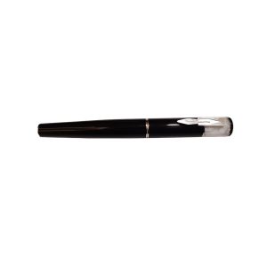Delta Icons Fountain Pen Fans of the Italian-made Delta brand will love the new Delta Icons collection, a tribute to its distinctive company logo and Italian writing culture. The Icons collection features all of the characteristics that make Delta writing instruments desirable: great style, superb quality and dependable performance. The elegant and contemporary design is created from hand-turned Italian resins in solid black topped with fascinating marbled colors in Original Orange, Sparkling White or Red Velvet. The Icons’ clean lines are perfectly balanced by the unique metal alloy clip design in the form of a Delta trademark nib. Icons is available in a twist ball pen and a converter-piston fill fountain pen which holds the ground-breaking Delta Fusion nib in 18K gold and steel. Wear your Icons with writer’s pride! Icon Body & cap material : Resin body and cap Body & cap finish : Black body and black and white marble cap Trim : Chrome with brushed chrome clip Action : Screw off cap Nib : Stainless steel medium nib Fill Mechanism : Cartridge/Converter fill