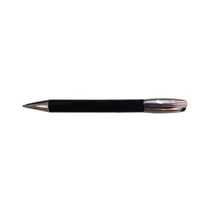 A DELTA Mask 6-0.9 Black Resin With Chrome Trim Mechanical Pencil also known as a propelling pencil, is a pencil with a replaceable and mechanically extendable lead. Unlike traditional wooden pencils that need to be sharpened, a mechanical pencil uses a system that allows the user to extend or retract a thin lead without the need for a separate sharpener. Mechanical pencils are popular for their convenience, precision, and consistent writing or drawing experience. Key Features of a Mechanical Pencil: Lead Mechanism: Mechanical pencils use a lead advancement mechanism to extend or retract the lead. The most common types include a twist mechanism, a push-button mechanism, or a shake mechanism. Lead Refill: Instead of replacing the entire pencil, users can refill mechanical pencils with lead refills. Colour : Black Resin Chrome Cap Shape : Delta Mask Round Shaped Pencils Lead : 0.9mm Opening Mechanism : Twist Mechanism Packing : Wooden Box Made in Italy