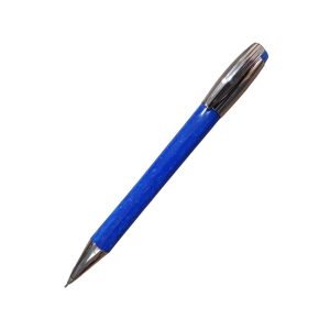 A DELTA Mask 6-0.7 Light Blue Resin With Chrome Trim Mechanical Pencil also known as a propelling pencil, is a pencil with a replaceable and mechanically extendable lead. Unlike traditional wooden pencils that need to be sharpened, a mechanical pencil uses a system that allows the user to extend or retract a thin lead without the need for a separate sharpener. Mechanical pencils are popular for their convenience, precision, and consistent writing or drawing experience. Key Features of a Mechanical Pencil: Lead Mechanism: Mechanical pencils use a lead advancement mechanism to extend or retract the lead. The most common types include a twist mechanism, a push-button mechanism, or a shake mechanism. Lead Refill: Instead of replacing the entire pencil, users can refill mechanical pencils with lead refills. Colour : Light Blue Shape : Delta Mask Round Shaped Pencils Lead : 0.7mm Opening Mechanism : Twist Mechanism Packing : Wooden Box Made in Italy