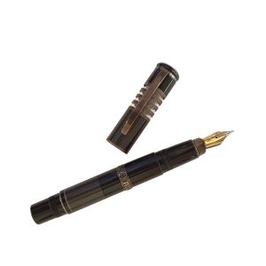 In 1992 Delta through a collaboration with Momo Design was the first manufacturer to utilize titanium and carbon fiber in the production of writing instruments. In 2012 Momo design celebrated its 30th Anniversary and the two companies once again joined forces in the creation of a groundbreaking collection of writing instruments. The original Momo 30th Anniversary Limited Edition collection is now virtually sold out but just in time Delta has added 3 stunning colors featuring new materials and new lower prices!All pens in the collection feature genuine carbon fiber and are accented with black rhodium trim. Fountain pen features Delta flawless internal piston filling mechanism and is now fitted with the groundbreaking 14K fusion nib Medium grade. Each pen in the collection is individually numbered and limited to 981 pieces. Made with extraordinary carbon fiber and celluloid resins Barrels hand-turned from solid bars of resin Hand-carved metal cage pen cap in rhodium Spring-loaded clip machined from a solid piece of metal Only 981 instruments available in each writing mode Fusion © nib –harmonic steel and 14kt gold
