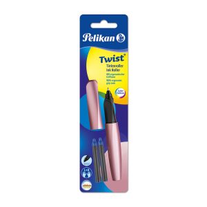 Twist® Rollerball Pen “Girly Rose” Twist® rollerball pens lie comfortably in the hand, thanks to their ergonomic shape. Available in many different colour combinations and with erasable ink Trendy roller pen in a twisted design In many great color combinations Lie perfectly in the hand due to the ergonomic design Universally suitable for left-and right-handers Roller pen with erasable blue ink