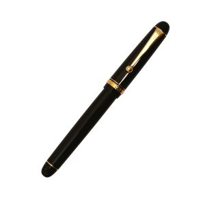 The Pilot Custom 74 is made to delight, not just the fountain pen user but also the people around. Its slender design and curved ends ensure a smooth and easy handling of the pen. Featured on the resin made pen is a 14KT gold nib with either Fine, Medium or Broad nib options to choose from. The Pilot Custom 74 is available in various colors in solid resin like Black, Maroon and Blue. Also available are translucent finishes in Blue, Grey, White Blue and Orange. Pilot Custom 74 is a best gift option for Men who love simple and classic fountain pens. Model : FKKN-12SR-SFM Body Colour: Black Resin Trim : Gold plated Fill Mechanism : Converter or Cartridge (included converter) Body Material : Resin Nib : 14KT Gold, Sof Fine Medium Nib  Gift Box Made in Japan