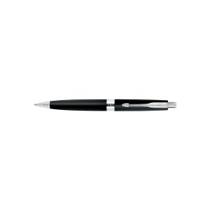 Parker Aster Matte Black CT Ballpoint Pen Parker Aster Ball Pen With Lacquered Matte Black Finish Metal Barrel And Chrome Plated Trim. A Contemporary & Unique Design Blended Highlighted With A Chrome Plated Ring On The Barrel. Body Colour  – Matte Black Trim : Chrome Plated Trim Material : Metal Pen Opening Mechanism – Push Button Point – Fine Refill – Parker Quink Flow