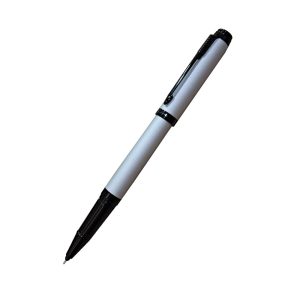 Parker Ambient Dark Grey BMT Rollerball Pen All-Over Dark Grey Lacquered Cap And Barrel With Brushed Metal Grip, Highlighted By Black Metal Plated Trim. Fitted With Stainless Steel Nib. Cap On/Cap Off Supplied With Standard/Ultra Fine Navigator Roller Ball Refill. Finish: Dark Grey Finished   Trim : Black Metal Plated Trim Body Material: Powder Coating Stainless Steel Closure : Cap on Cap off Ink Colour : Blue Nib Features: Ultra Fine Navigator Attractive Packing for Gift.