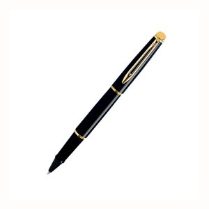 Waterman | The Hémisphère Mars Collection Redefine your writing experience Subtle Sophistication With A Clean Contemporary Design And Crafted Quality. Refined Details Frame A Creatively Practical Slim Shape And Give The Kind Of Must Have Style, Polish And Elegance That Fits In Anytime, Anywhere. A New Elegant Accessory By Waterman Brought In India/Nepal By Luxor Writing Instruments Pvt Ltd. Hemisphere Mars Black Gt Rb: A Beautiful Basic With A Brilliant Shine, The Black And Gold Duo In Superior Smooth Lacquer And Valuable 23.3 K Gold Plate, Making It Timeless In Its Simplicity. New Deep Black Lacquer Cap And Barrel With A Refined Metallic Tip And Gold Plated Clip (Gt Version) Fitted With Refined Metallic Roller Ball Fine Black Refill Colour – Black Finish: Glossy Material: Metal Pen opening mechanism: Cap on cap off Trim : 23.3K gold plated Clip material: Carbon steel Ink Colour: Blue Presented in luxury gift box