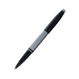 THE PEN WITH PRESENCE. Substantial, yet streamlined. Traditional, yet on-trend. Cross Calais is an everyday favorite making smart new statements in style. With a tapered silhouette inspired by Art Deco design, Calais has an authoritative feel in hand. In a fine selection of finishes ranging from classic to contemporary, our collection invites a wonderful touch of luxury to the daily act of putting pen to paper. Bold, tapered profile has a noteworthy presence Wide variety of fine finishes from timeless to trendsetting Matte gray lacquer barrel with matte black lacquer cap Matte black appointments Click-off cap Exclusive Gel Ink Rollerball formula flows freely like a fountain pen Includes 1 Black Gel Ink Rollerball Refill (#8523) in pen Premium gift box