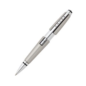 SLIDE INTO ACTION - Twisting and Clicking, Not Necessary. Playing, Necessary. For those that want to have a little fun while getting down to business, this capless rollerball pen combines performance and practicality with play-ability. Just slide it open, unleash your thoughts, and then snap it shut. Slide open. Snap shut. Slide open. Snap shut. You won’t be able to resist the temptation to play with the new Cross® Edge. Metallic fusion resin provides style and sophistication Capless rollerball pen, available in purple, red, blue or black ink Polished chrome center and appointments Innovative capless slide-and-snap mechanism Exclusive Gel Ink Rollerball formula flows flawlessly for a smooth writing experience Converts to ballpoint pen simply by changing refill Innovative slide-open technology for single-handed operation Encased in stylish metallic fusion resin Punched-out logo detailing on clip Includes 1 Black Gel Ink Rollerball Refill (#8523) in pen Can easily be converted to a ballpoint by using Jumbo Medium Ballpoint Refill (#8562-1) Premium Gift Box