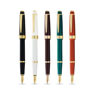 SAME BAILEY STYLE, NEW LIGHTWEIGHT FINISH Bailey Light is the first of its kind in the Cross collection. Crafted to our exacting standards, the design shares the statement-making appeal and quality performance of the original Cross Bailey metal pen, but it weighs less in glossy resin. To complement the new attitude of this dependable, everyday option, we offer an array of fresh finishes. New lightweight resin design Same quality Cross performance Same statement-making style A high-gloss green resin finished with rich polished gold tone appointments Click-off cap Stainless steel fountain pen nib with gold tone plating/Nib in medium Specially formulated ink flows flawlessly and dries quickly Includes?one black fountain pen ink cartridges (refill #8921) Cross gift box