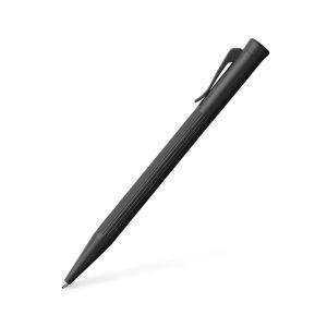 Ballpoint pen Tamitio Black Edition Our series „Tamitio“ shows how the culture of writing can be enriched with extraordinary nuances. Each of the slender writing implements is the expression of pure elegance and therefore both, eye-catcher and stylish accessory, together. Matt black, chrome-plated metal parts Solid, spring-loaded Clip Black, large capacity refill in international standard size Line width B Document-proof Overall dimension: Length 145 mm x Ø 11 mm Weight: 32 g Elegant gift box included