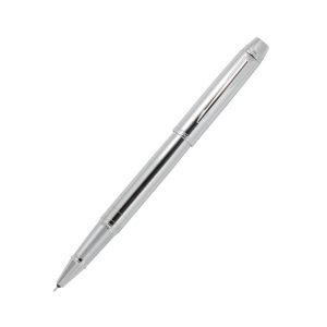 Parker Aster Roller Ball Pen With Shiny Chrome Finish Metal Barrel And Chrome Plated Trim. A Contemporary & Unique Design Blended Highlighted With A Chrome Plated Ring On The Barrel. Roller Ball Pen With Shiny Chrome Finish Metal Barrel Chrome Plated Trim Modern, Elegant And Professional. Stylish Roller Ball Pen Slim Grip Made in India. Shiny Chrome  Chrome-Plated Trim Finish: Shiny Finish Material: Metal Pen opening mechanism: Cap off/ on Ink Colour: Blue Smooth Rollerball Refill Comes in Parker attractive Gift box Country of Origin: India