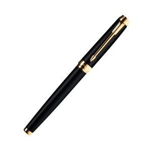 Ambient is prestine, classy and reliable. With a modern yet classy lacquered / electroplated body having a quadruplet of three vertical lines, this pen is truly a high value choice. Its timeless appeal is complimented by its high performance functionally that is brought by a great grip and smooth writing experience . Ambient exudes a charm that's best captivated when you yold it. All-Over Black Lacquered Cap And Barrel With Brushed Metal Grip, Highlighted By Gold Plated Trim. Fitted With Stainless Steel Nib. Cap On/Cap Off Supplied With Standard/Ultra Fine Navigator Roller Ball Refill. Finish: Black Lacquered Trim : Gold-Plated Trim Body Material: Powder Coating Stainless Steel Closure : Cap on Cap off Ink Colour : Blue Nib Features: Ultra Fine Navigator Attractive Packing for Gift.