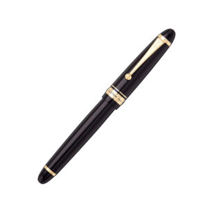 The Pilot Custom 743 fountain pen is a coveted new addition to the brand's pilot Custom Collection. The Custom 743's sleek black resin is accented with gold trim, and each is fitted with a #15 size 14kt gold nib. The Pilot Custom 743 Fountain Pen features a convenient cartridge converter system, allowing you to easily switch between using ink cartridges or filling the pen with your favorite ink. It offers the flexibility to personalize your writing experience according to your mood and creative needs. The Pilot Custom 743 fountain pen is packaged in a luxury black pen box and includes a converter, and a Pilot ink cartridge. An indulgence worthy of everyday use, the Pilot Custom 743 fountain pen is a superb addition to any pen collection. The Pilot Corporation of Japan has created high quality writing instruments since 1918. They are known for innovation and quality writing instruments. Pilot is the brand of choice amongst consumers looking for a smooth writing experience combined with quality and reliability. The Pilot range is extensive, covering premium gold nib fountain pens to everyday ballpoint pens and markers. Pilot is the most sought after brand when it comes to writing instruments and inks. Model : FKK-3000R-B-M Body Colour: Black Resin Material: Resin Made From High-quality deep red Resin body Nib : 14kt gold medium nib Screw Cap with Gold Plated trim Fountain pen comes with a Pilot ink cartridge Converter Fountain pen is presented in a beautiful Pilot gift box. Brand Origin: Japan