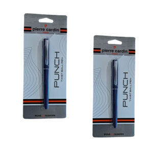 Designed by renowned brand Pierre Cardin Paris, this ball pen features a unique punch twist mechanism for easy use. Its sleek design and high-quality material make it a luxurious addition to any writing collection. Perfect for professionals and everyday use, this pen ensures smooth and effortless writing. Blue Metal Body with Chrome Trim Twist Mechanism Punch Twist Pen Gives You The Smooth Writing Experience For Comfortable Writing. This pen features a sleek and contemporary design, characterized by its polished finish and refined lines. The barrel is crafted from durable materials, giving it a solid and luxurious feel in hand. These writing implements have an easy-to-hold, ergonomic grip that gives you control over your lines. and easy to transport These writing implements are the ideal present for the guest book table at events like conventions and parties.