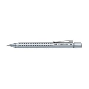 Grip 2011 mechanical pencil, 0.7 mm, silver The Grip 2011 concept clearly convinces with its appealing grip design in classic colors and sophisticated ergonomics. The characteristic dots match the shaft in color. Silver Ergonomic triangular shape for tireless writing Soft grip zone for a secure, non-slip grip Extra long, twist-out eraser Break-resistant 0.7 mm lead for optimum writing Refills and spare erasers available Barrel colour: white