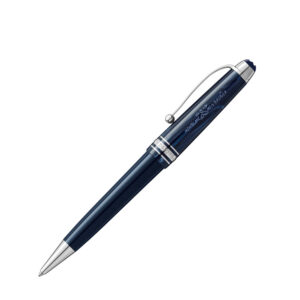 Since its launch in 1924, Montblanc's Meisterstück has been widely regarded as the quintessential fine writing instrument, symbolizing refined taste and a bold extension of oneself. Whether used to pen a love letter or sign a historical document, the Meisterstück has left an indelible mark on the pages of history. To honor this milestone, Montblanc delved deep into its archives and created the Origin collection, paying homage to the brand's rich history and heritage. The collection draws inspiration from early designs found in our archives, as well as design features featured on the earliest Meisterstück editions, capturing the founding spirit and infusing it with a modern flair. Expertly crafted from blue precious resin, the cap features a fluid pattern inspired by early designs, representing the dissolution of ink onto paper, elegantly contrasted by platinum-coated fittings. The clip is an homage to early clip shapes found in some of the first Meisterstück writing instruments, evoking a sense of nostalgia. Upon closer inspection, one can discover the original Meisterstück logo, which has adorned the cap as a symbol of high quality since its inception. This jubilee edition is decorated with a special cap ring showing the years 1924 and 2024. Here's to another 100 years of excellence with Meisterstück! Navy Blue precious resin Navy Blue precious resin with Montblanc emblem inlaid Platinum-coated clip with serial number Cap inlaid with the Montblanc emblem Three platinum-coated rings embossed with the Montblanc brand name on the trim One can discover the original Meisterstück logo ID No. : MFKQ82DT1 Signed and stamped warranty card