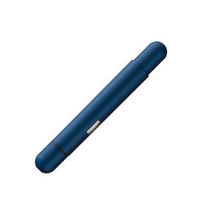 Surprisingly Practical. LAMY pico imperialblue Ballpoint pen Small and handy, the LAMY pico first shows its full potential when expanded. An innovative pocket pen which transforms to a full-grown ballpoint pen thanks to its sophisticated push mechanism. Pocket pen / matt dark blue lacquer finish / with compact refill LAMY M 22 M black